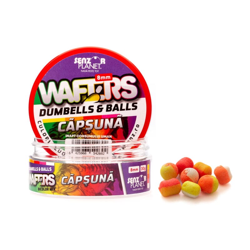 WAFTERS DUMBELLS & BALLS BICOLOR CAPSUNA (MIX BICOLOR) 8mm 30g